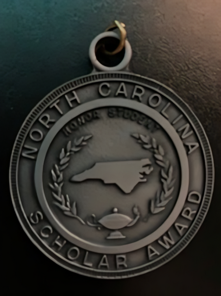 NC Scholar medallion
